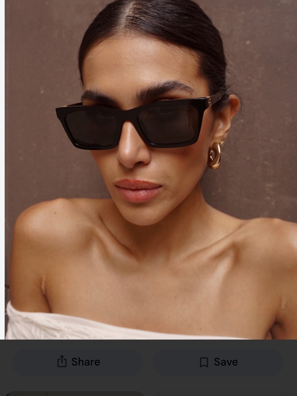 🔥Sleek Black Rectangular Women's Sunglasses brand new
